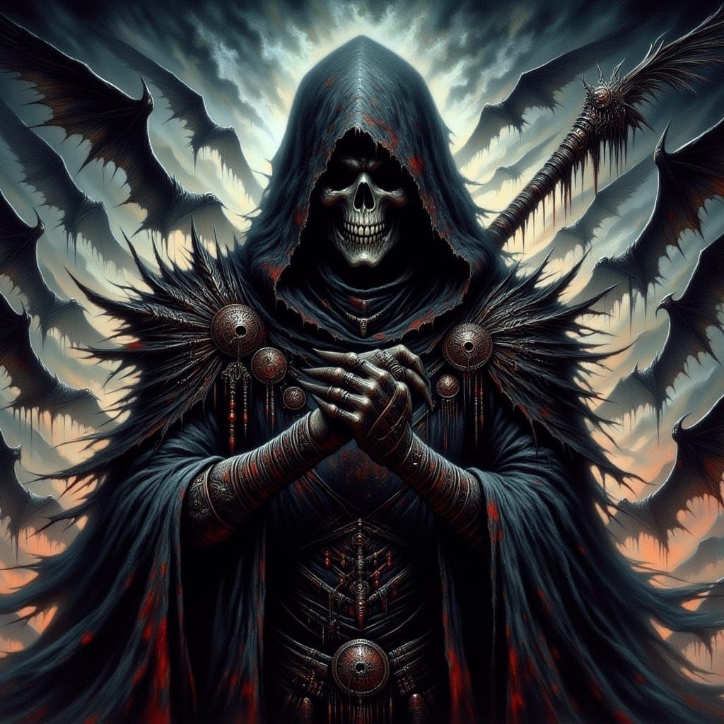 Dark Elf Assassin in Dark Fantasy Style