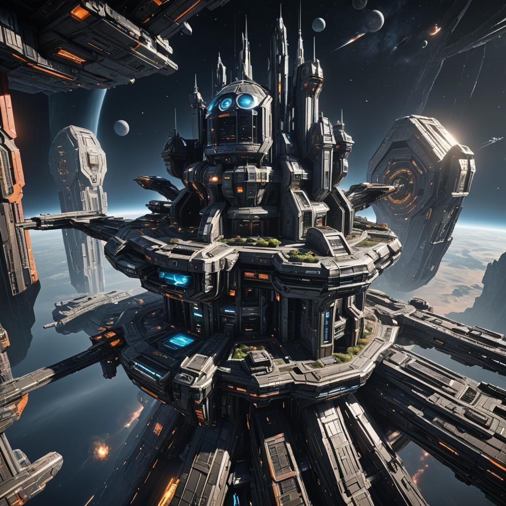 Epic Space Station for Black Space Rangers