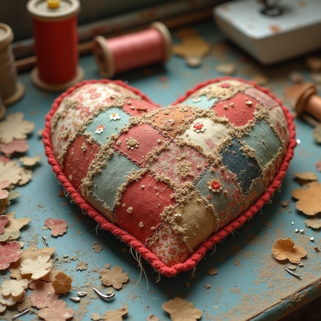 A patched heart
