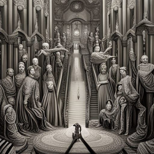 Infernal Nightmare: A Vision of Hell in Abstract