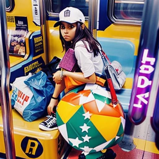 Empty New York Subway Car