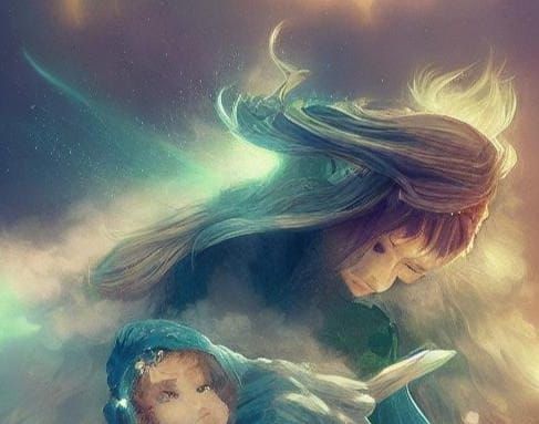 Guardian Angel Portrait in Digital Art Style