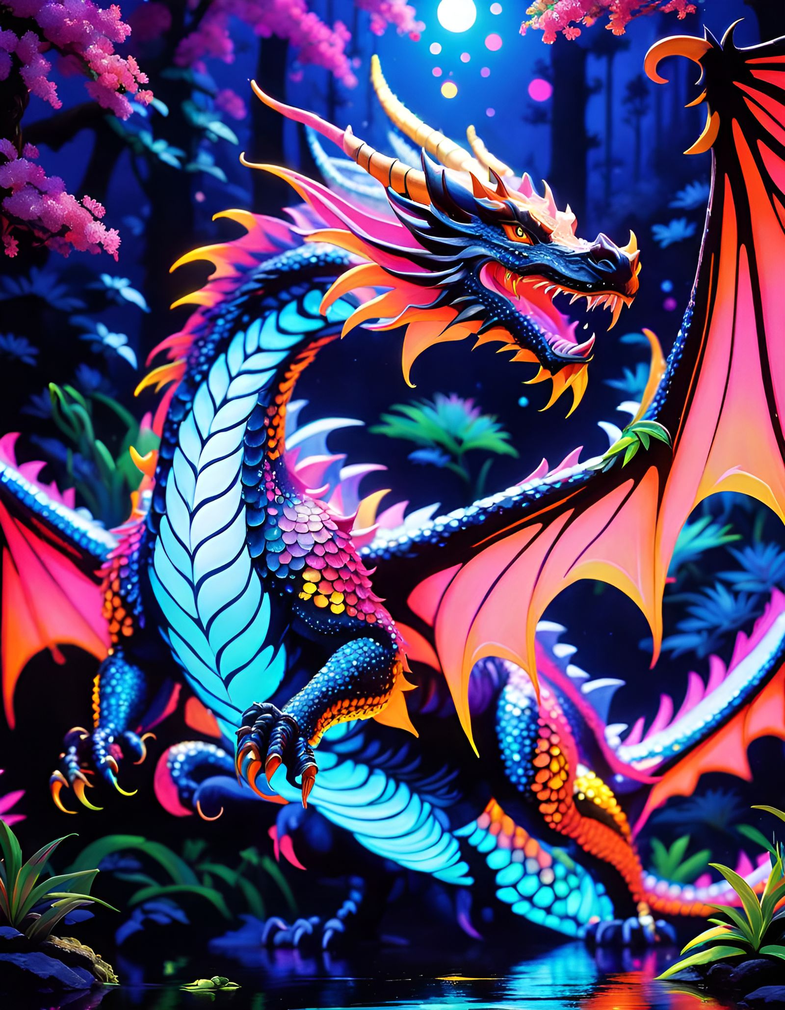 Bioluminescent Dragon