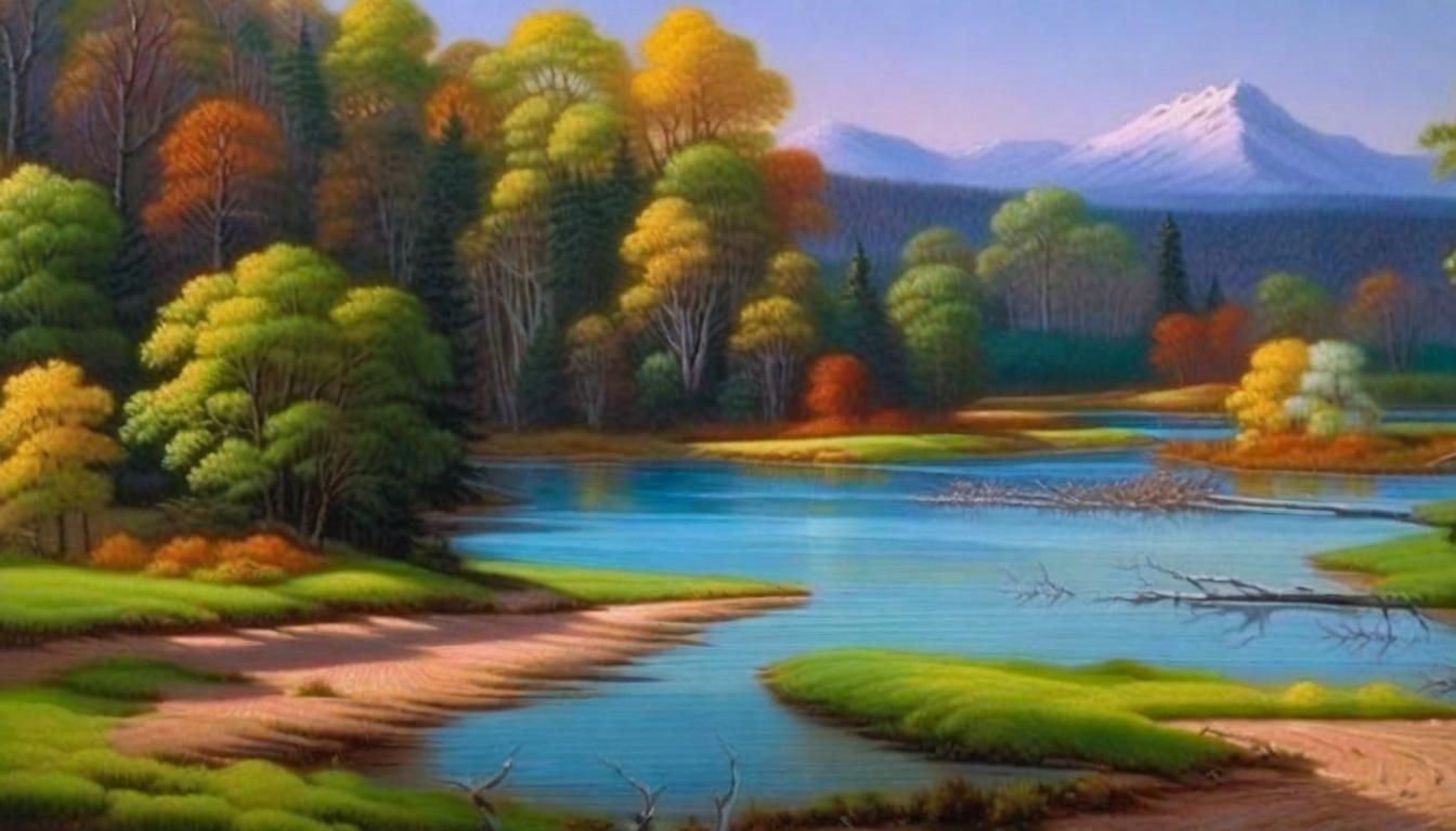 Four Seasons In One Day: The Lake