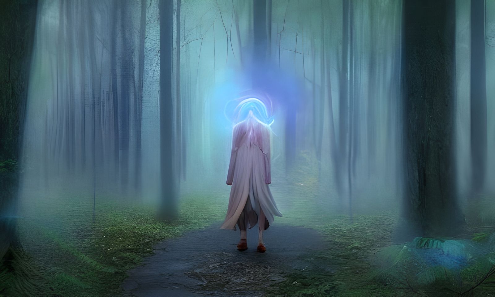 Angelic Forest: A Cosmic, Lyrical Abstraction