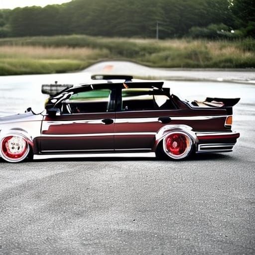 Tornado Red VW Jetta with Rocket Bunny Kit