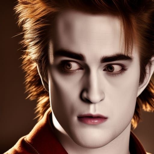 Hyperrealistic Portrait of Edward Cullen in HDR