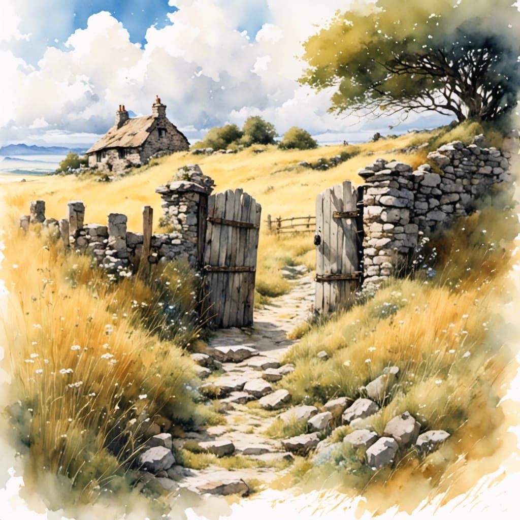 Rustic Irish Cottage in Golden Meadow