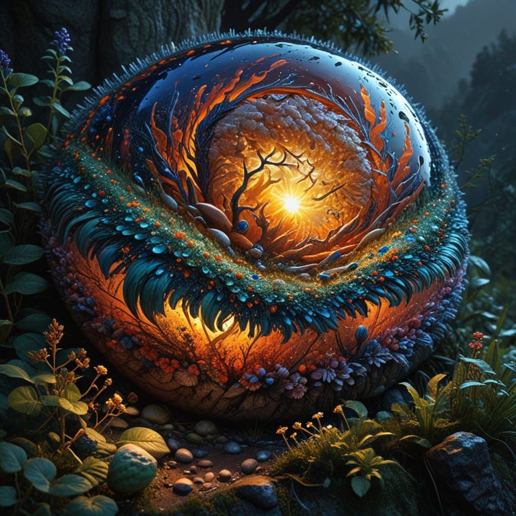 Hyperrealistic Masterpiece with Vibrant Colors and Fine Deta...