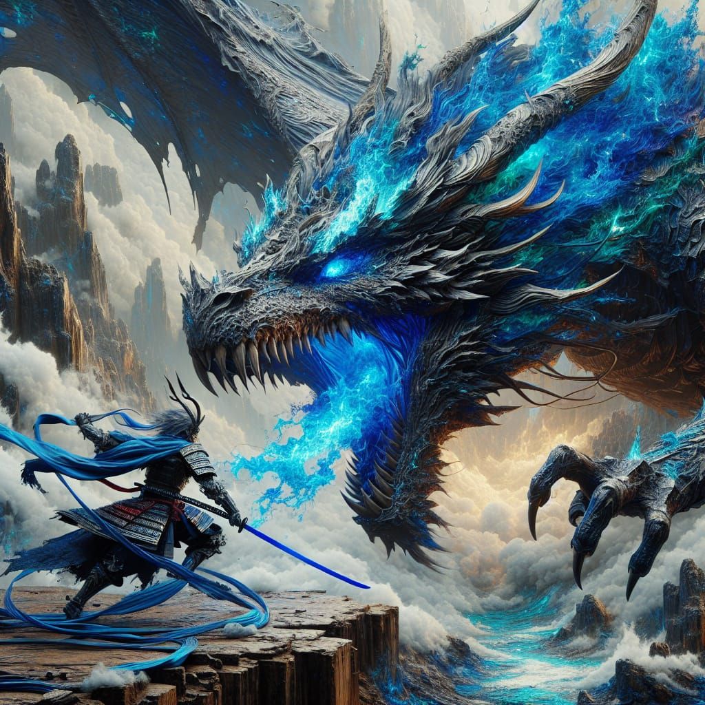 Dragon Eats Samurai: Fantasy Concept Art