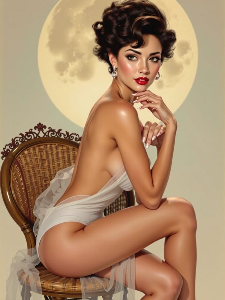 <lora:Pin-Up:1.0> STYLE: "In style of Gil Elvgren + Alberto ...