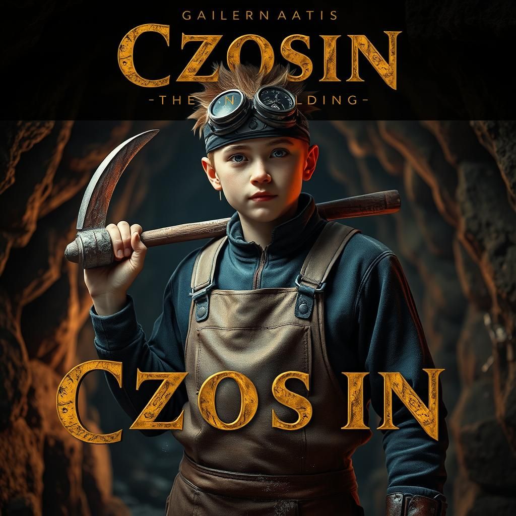 Naruto as Heroic Miner in Cinematic Portrait