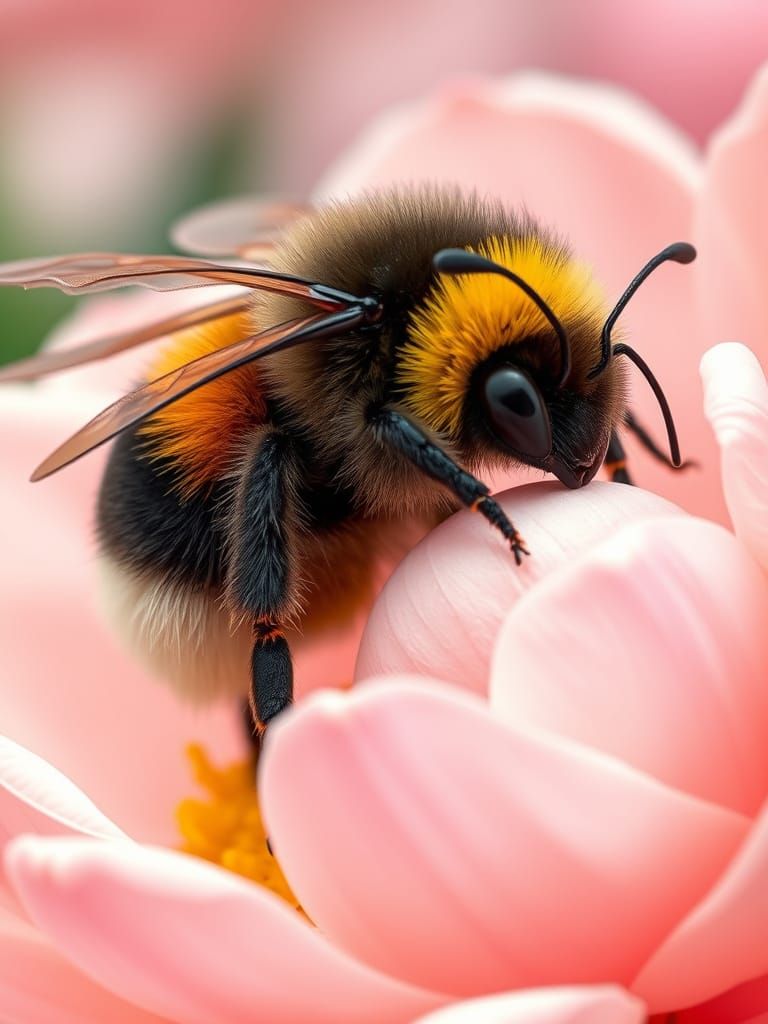 Bumblebee Nap in Dreamy Pop Surrealism