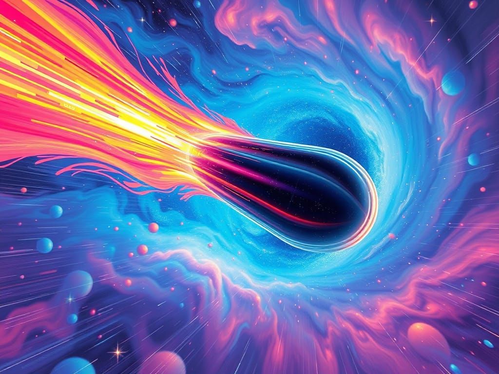 Vibrant Space Odyssey in Full-Spectrum Color