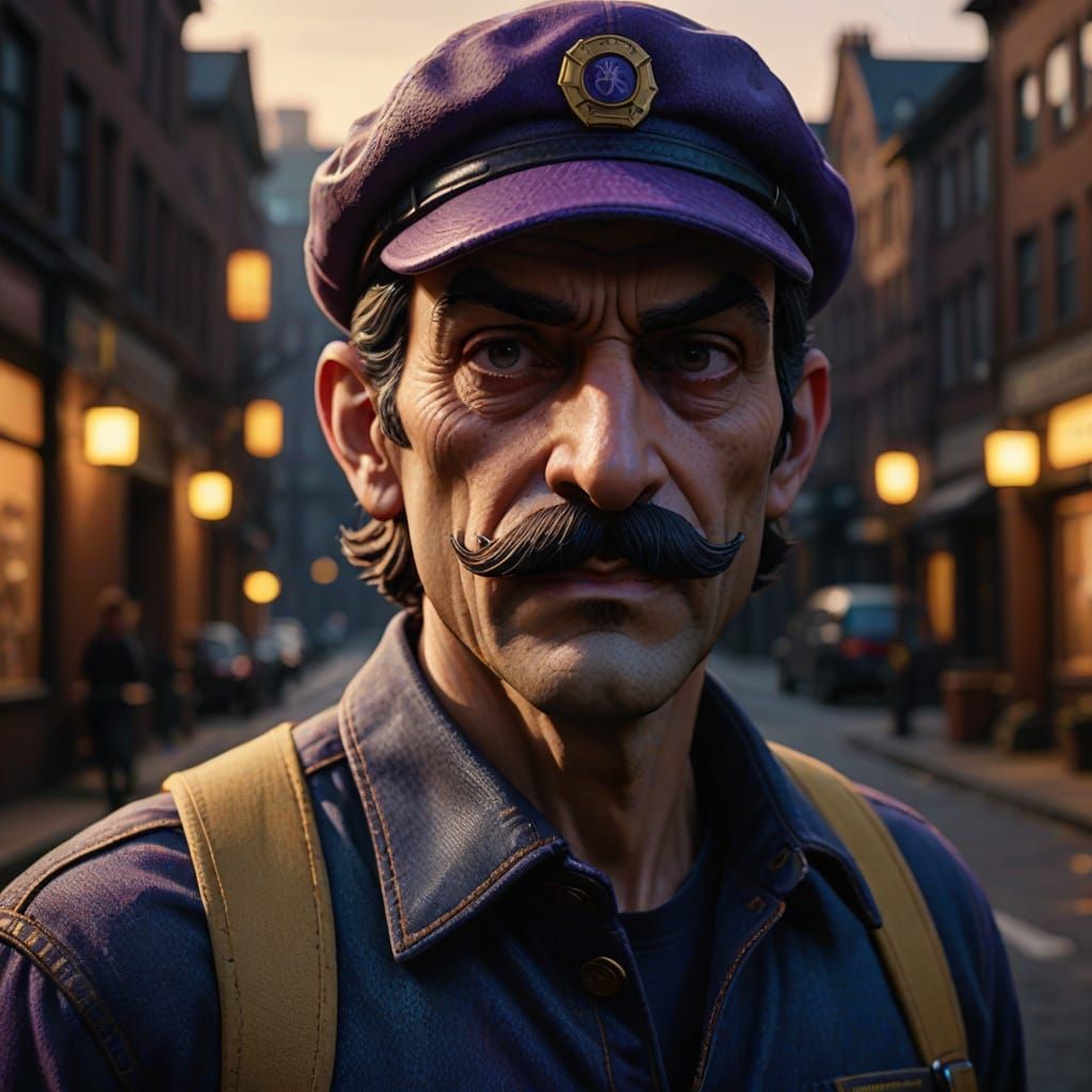 The Mysterious Waluigi: A Masterpiece of Hyper-Realism