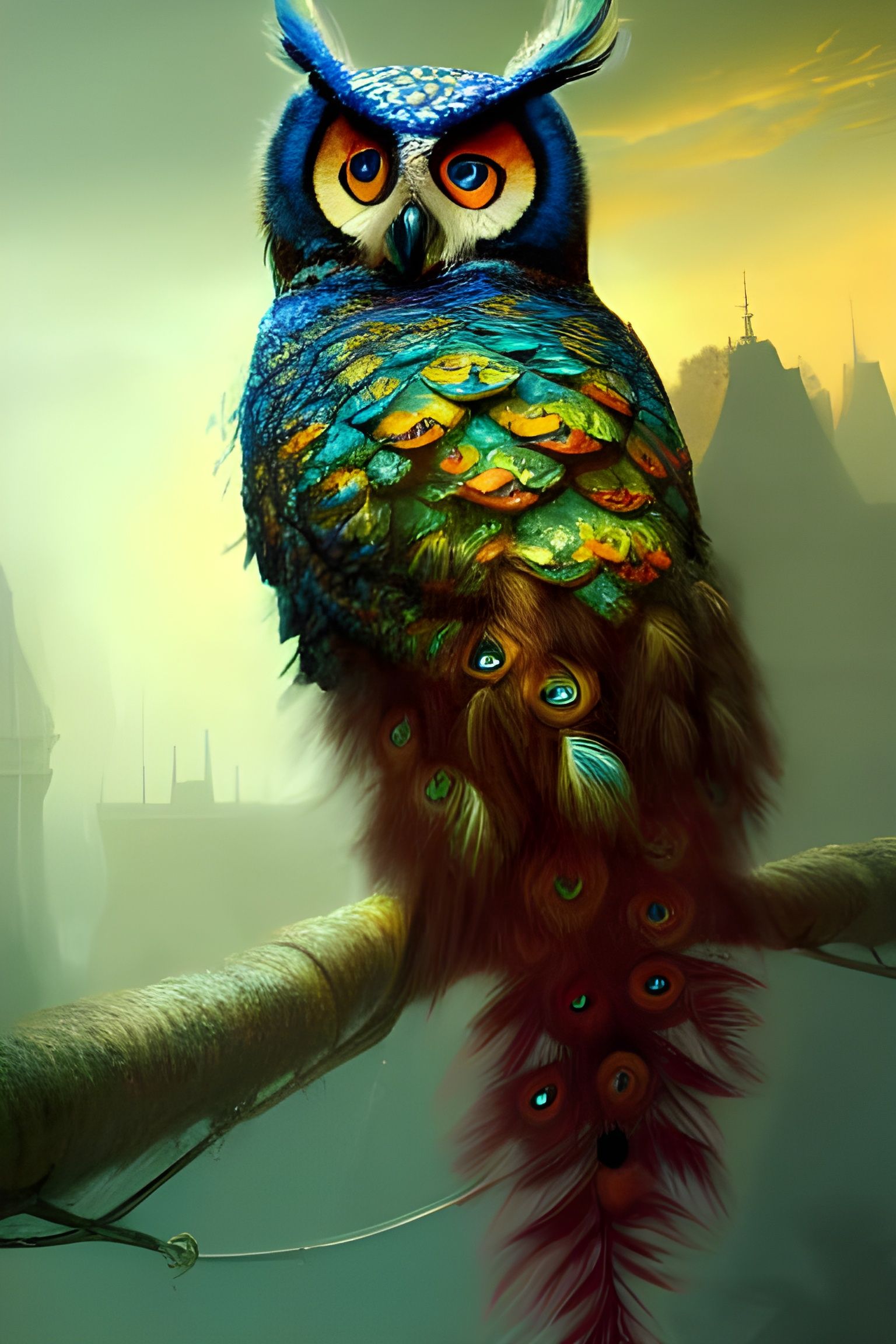 Peacock feathers are nice