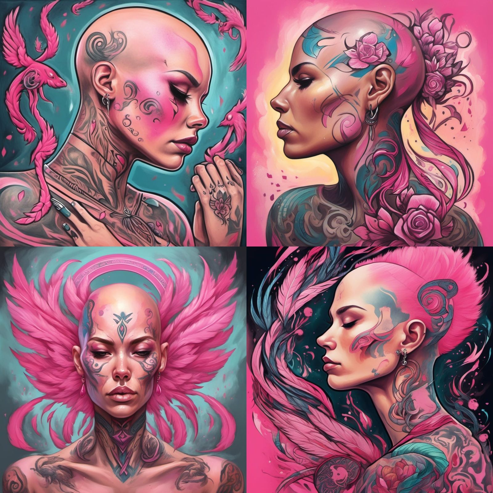 Woman Finds Strength with Pink Ribbon Tattoo