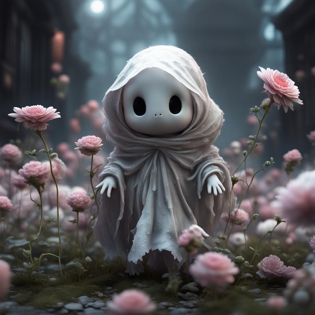 Chibi Ghost in Ethereal, Cinematic Setting
