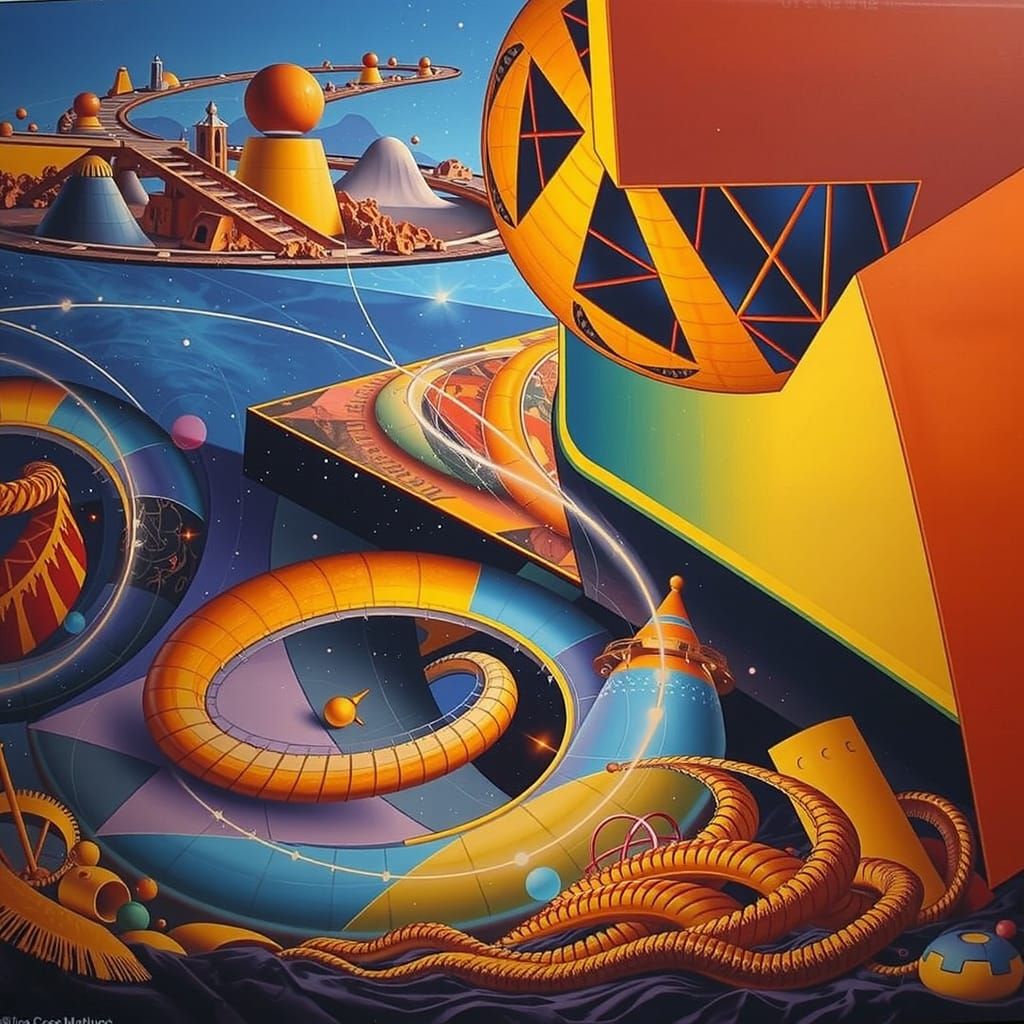 Ethereal Tapestry of Mathematical Curves