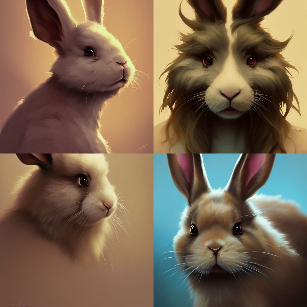 Furry bunny Anthro with lop ears