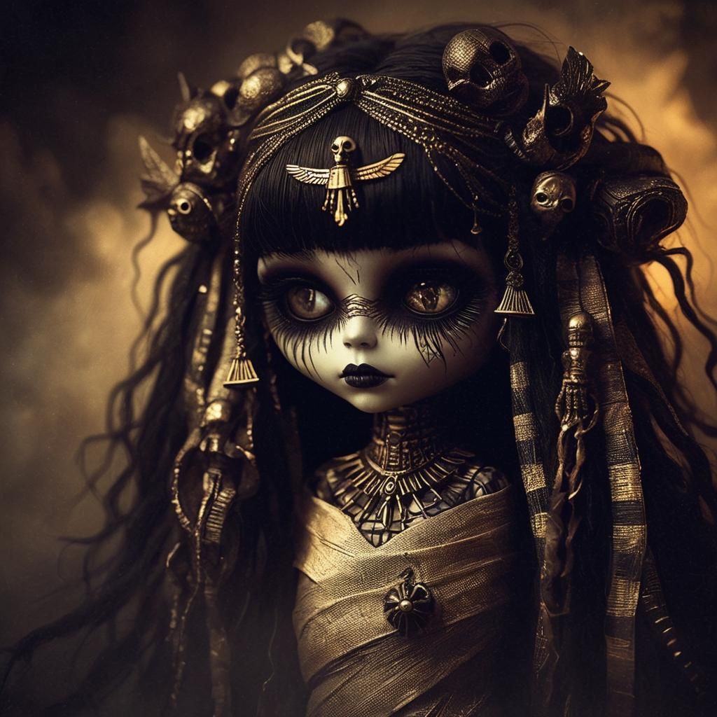 Delores as an Egyptian Mummy