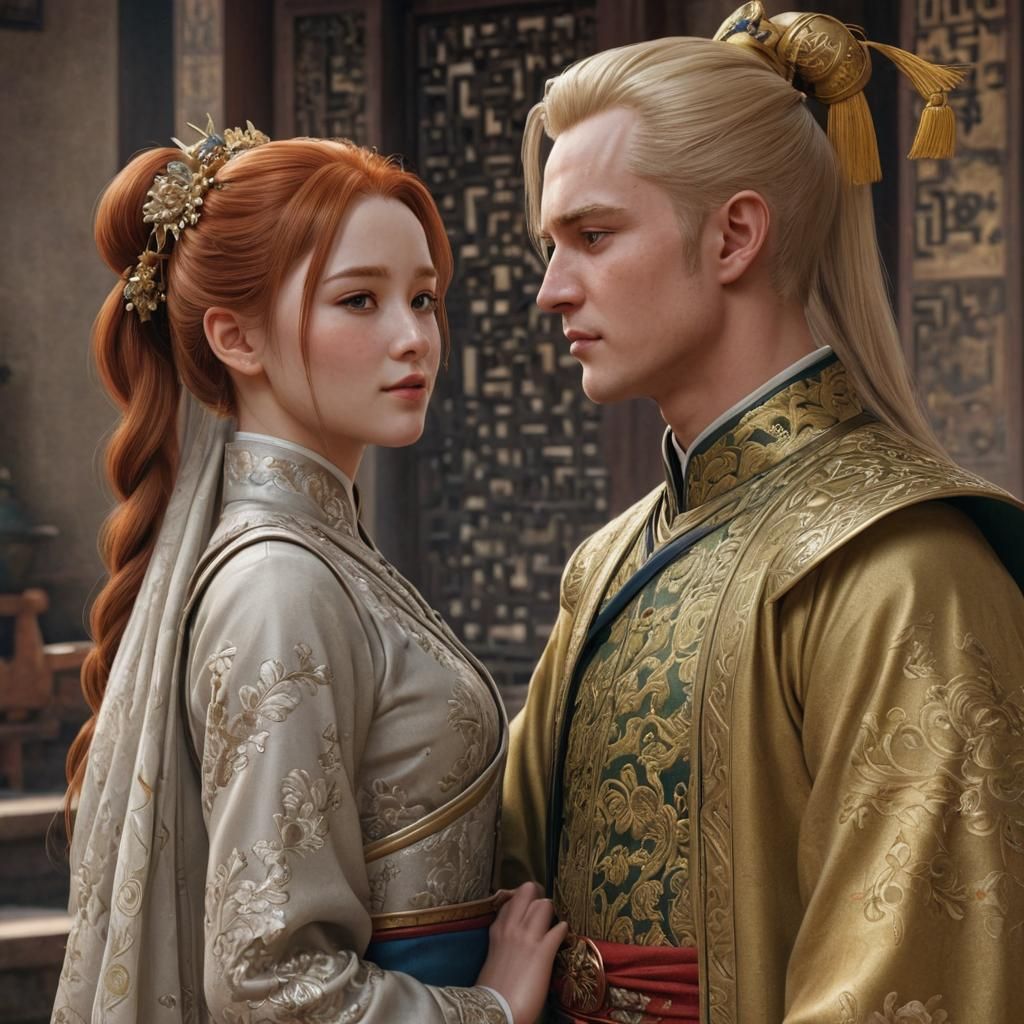 Emperor Draco and his beloved concubine Ginny 6