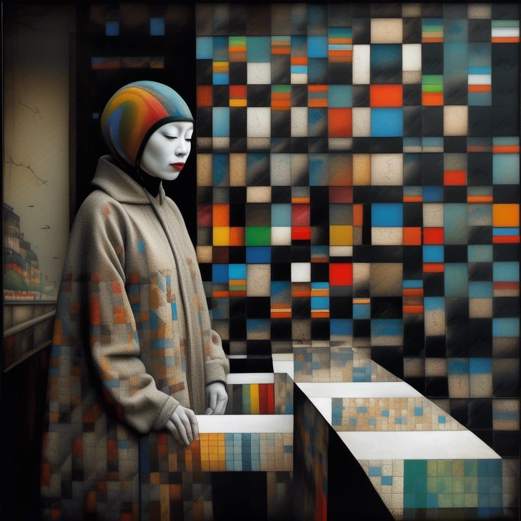 Polychromatic City Explorer with Alien Pets