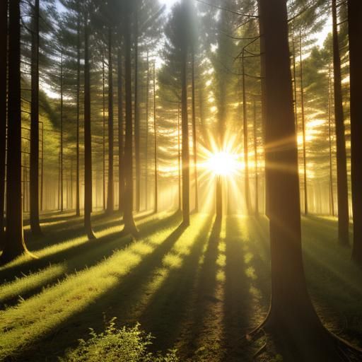 Sun-Drenched Clearing