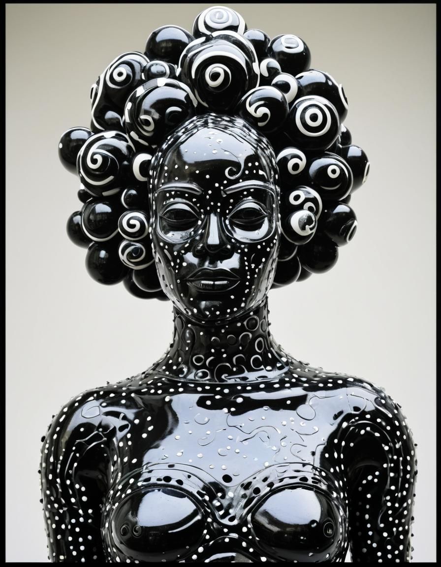 Black Women in Niki de Saint Phalle Style