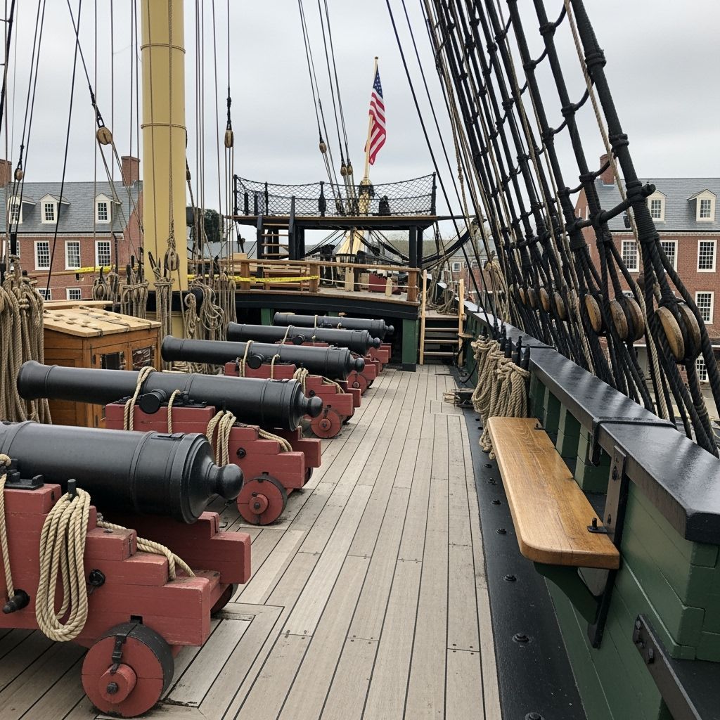 Deck of the USS Constitution