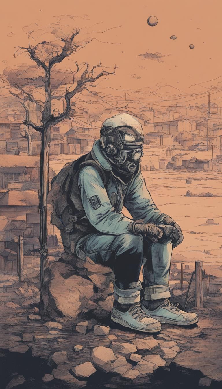 Abstract Image Reflecting the Feeling of Ennui