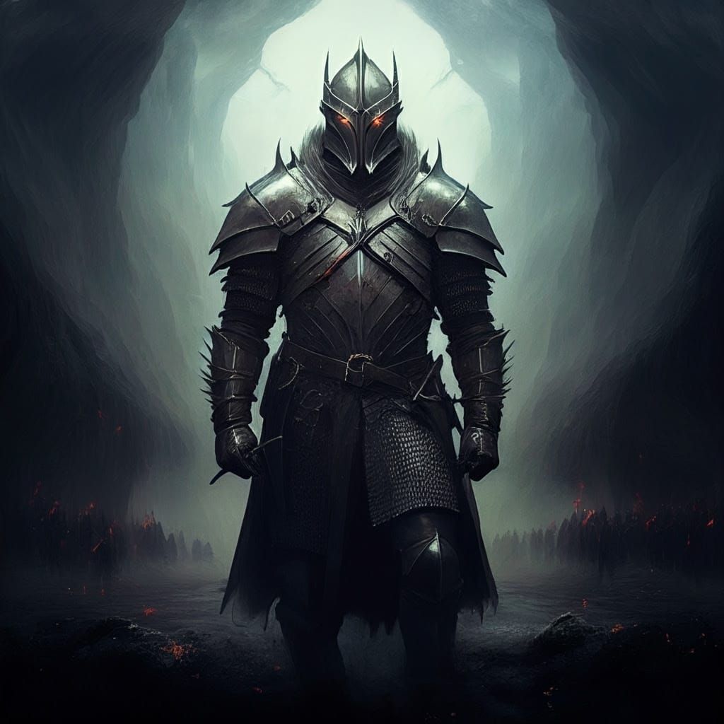 Cyberpunk Landscape in Grimdark Style