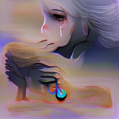 Image of Profound Grief and Solitude