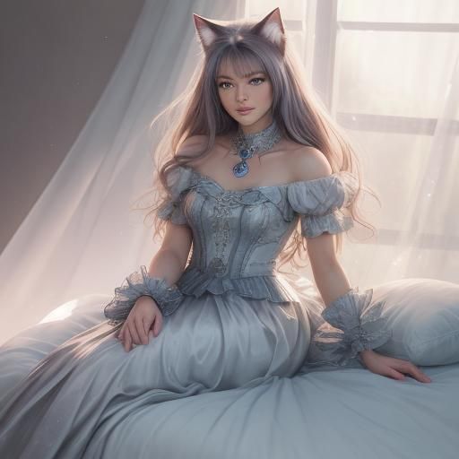 DxD Gabriel Reincarnated as Cat in Modern Bedroom