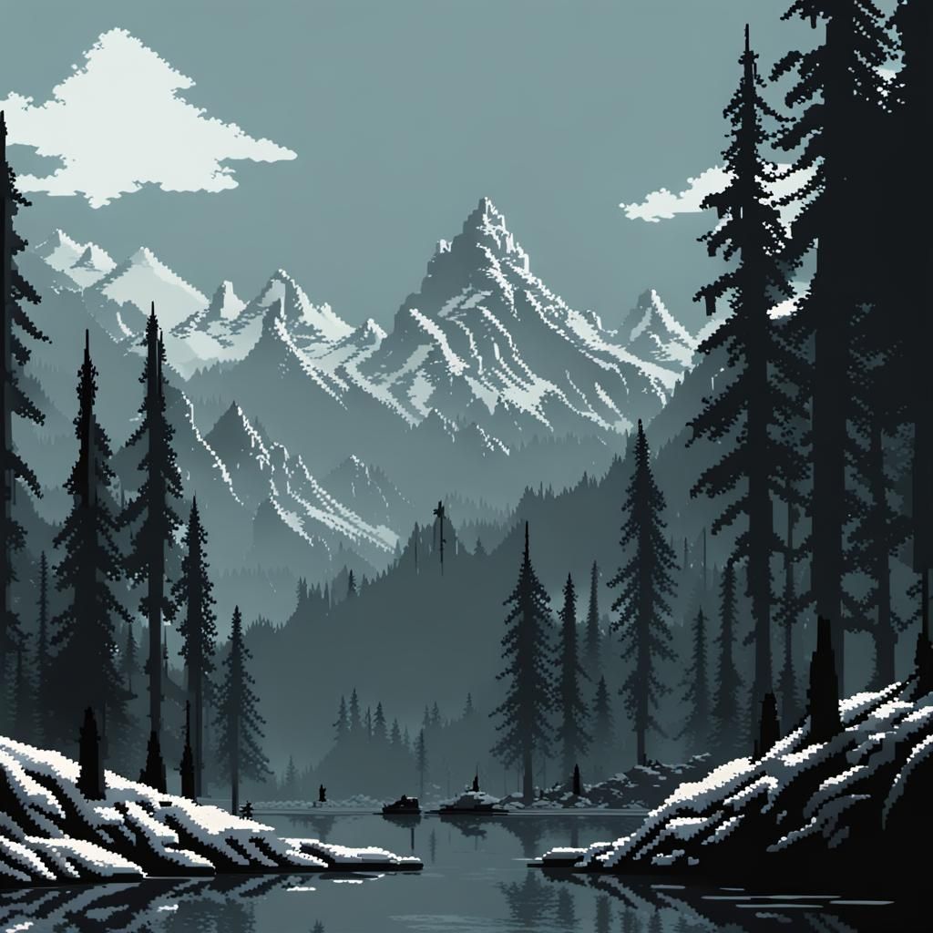 8-Bit Skyrim: A Pixel Art Rendition