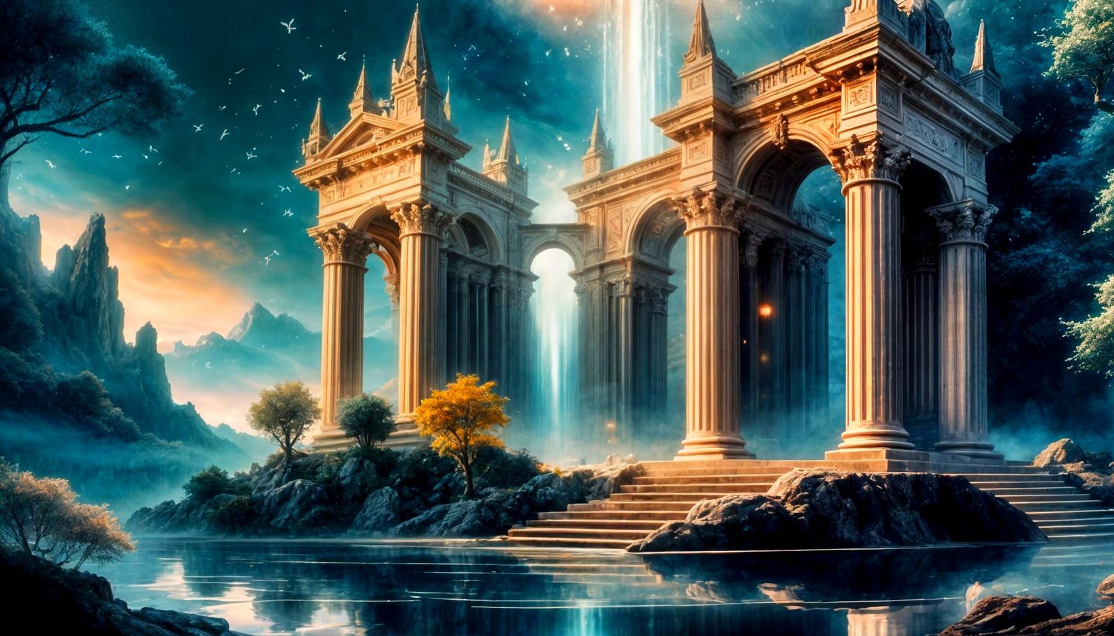 Sfumato Cinema Masterpiece with Ethereal Hues