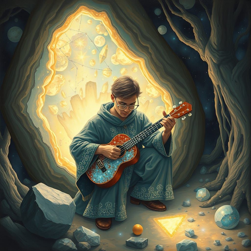 Celestial Cartographer Orchestrates Constellations as Impast...