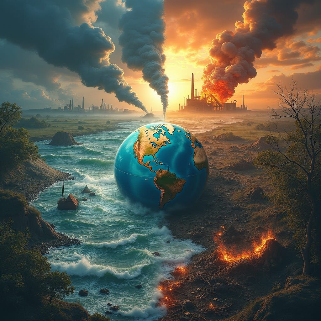 Climate Change: Natural and Human-Made Disasters