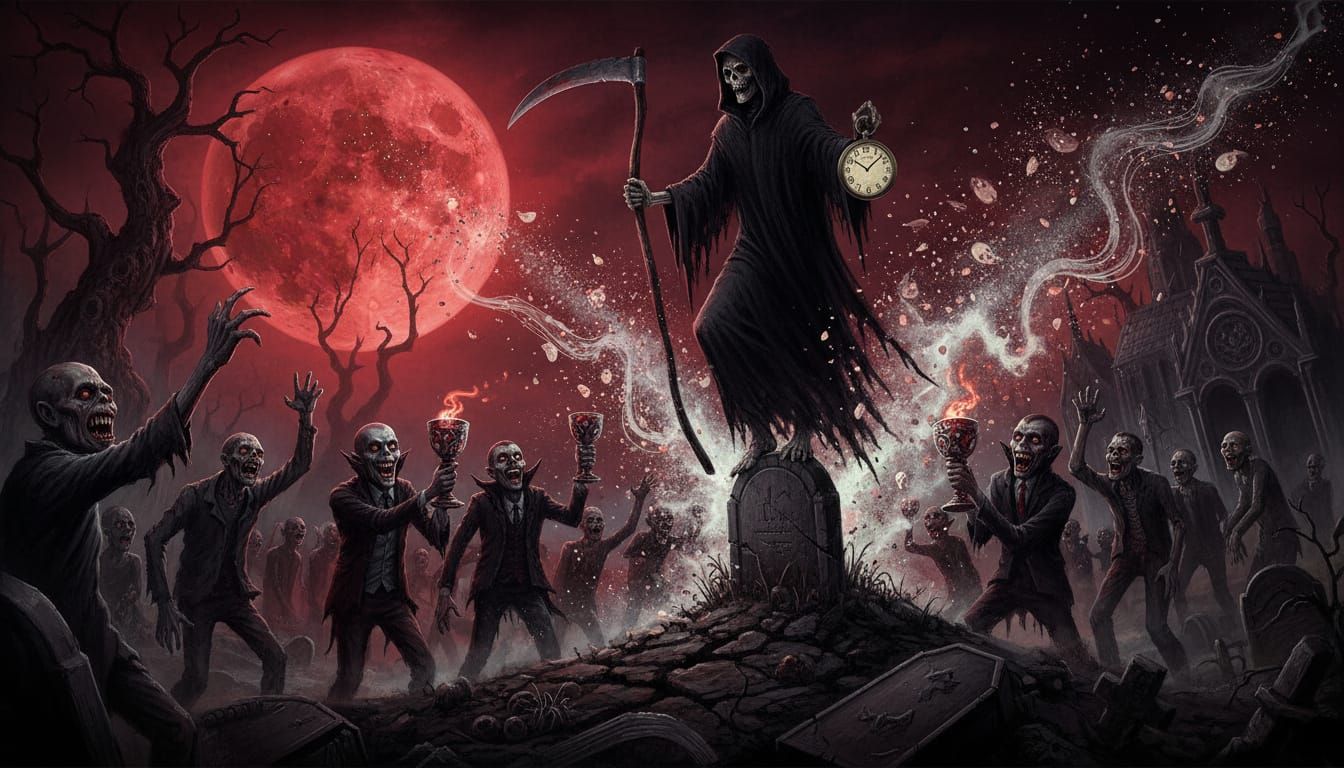 Macabre Midnight Graveyard Celebration