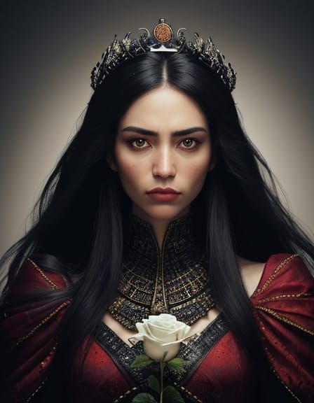 Regal Captive Queen Radiates Power and Determination