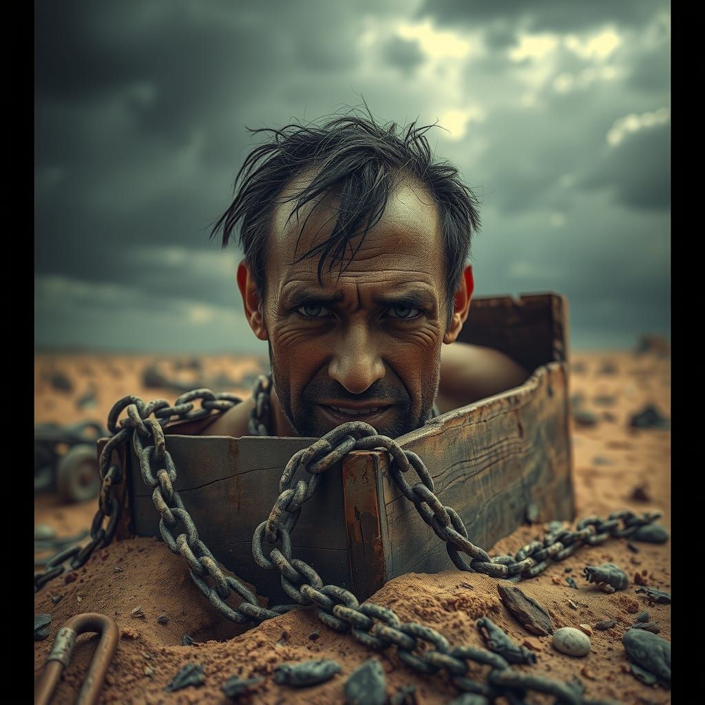 Man in the Box, a Haunting Portrait of Despair