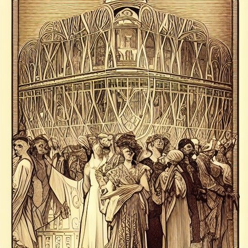 Babylon: Ancient City Concept Art in 8k Resolution