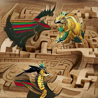 Quetzalcoatl Versus Anubis: Clash of Gods