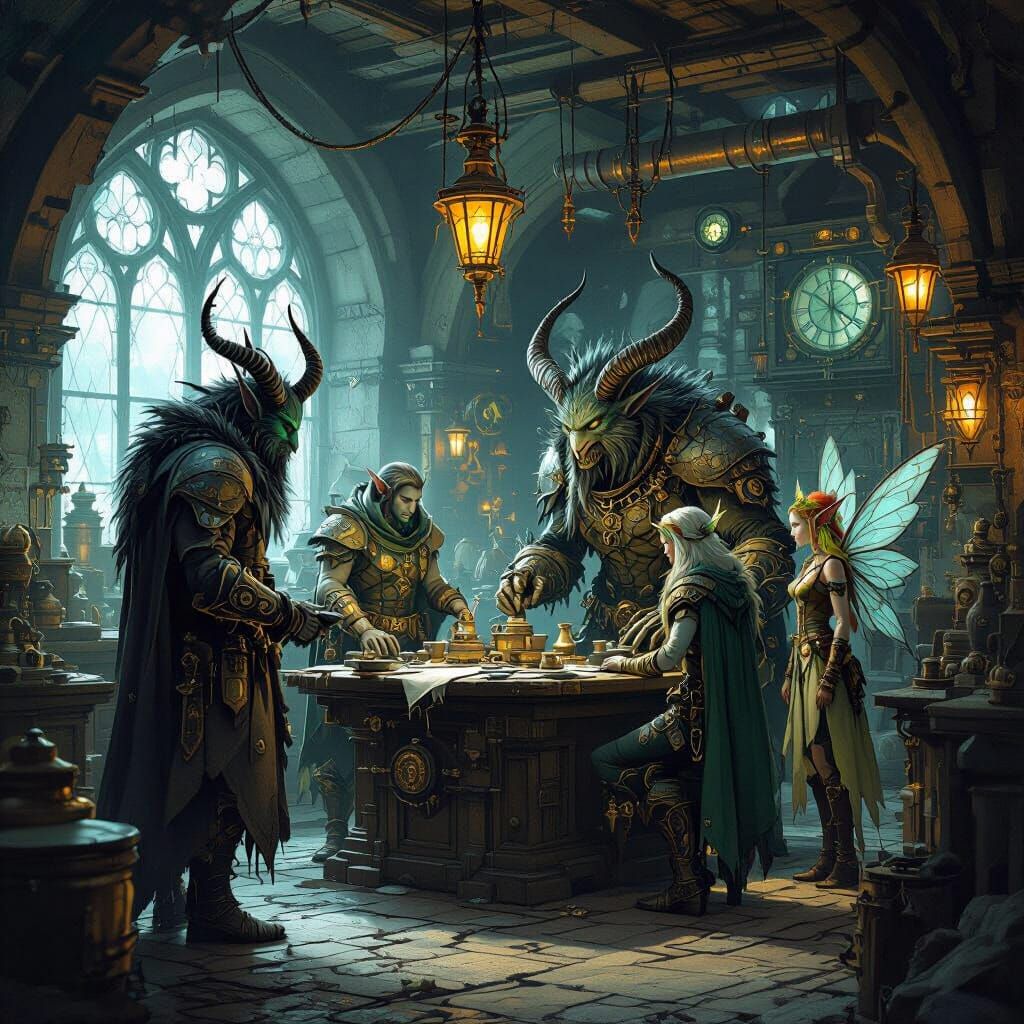 Steampunk Workshop with Mythical Creatures