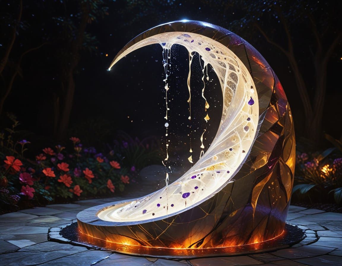 Abstract Sculpture Fountain 2