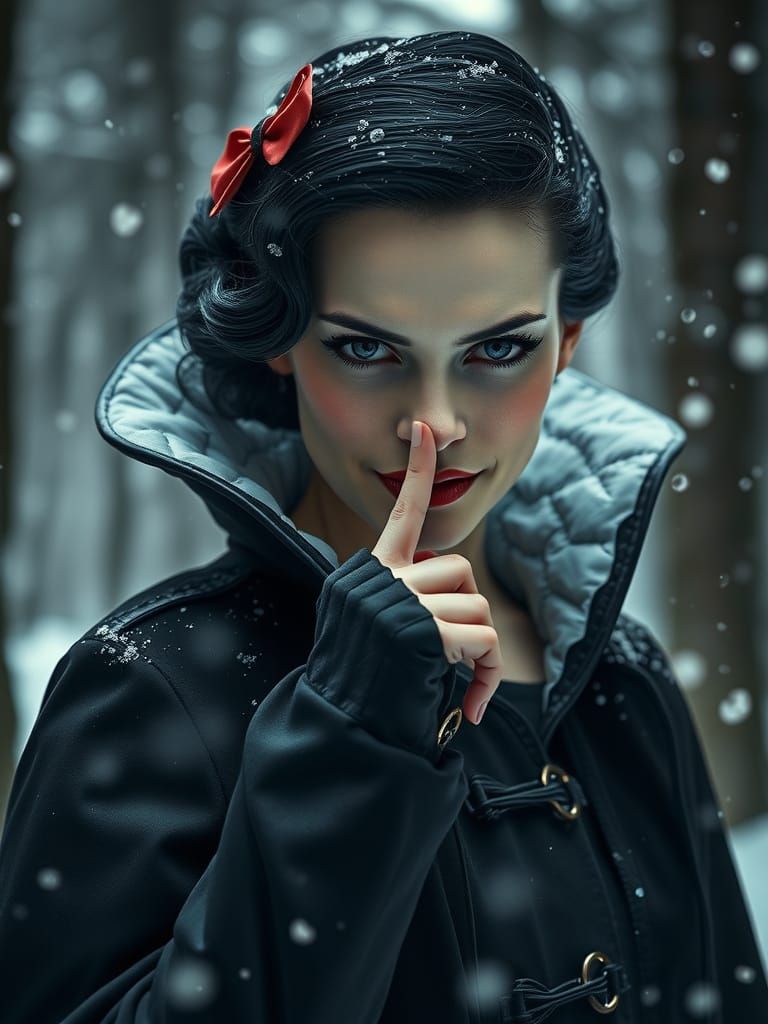 Sinister Snow White Silences the Viewer in Hyperrealism