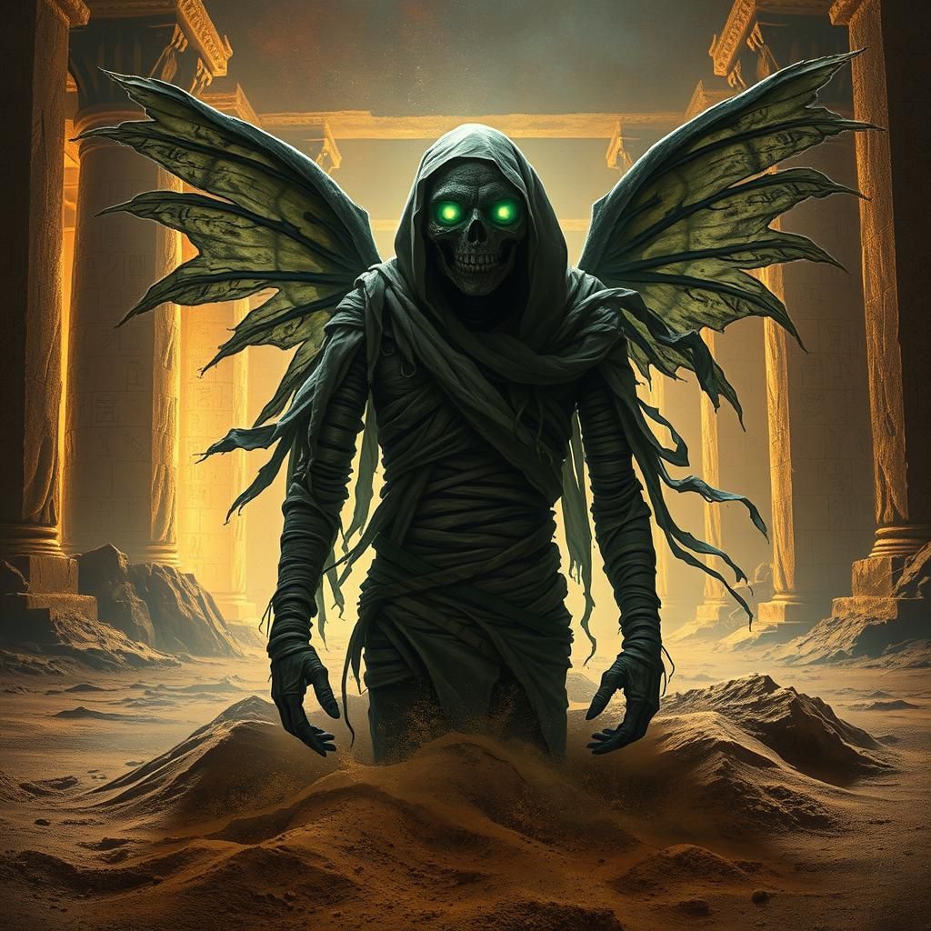 Eerie Mummy Emerges from Ancient Tomb