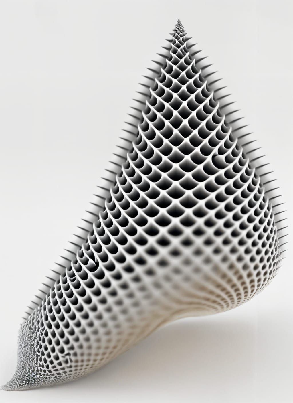 Abstract 3D Fractals with Damascus Pattern Surface