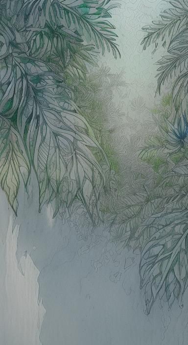 Botanical Ink Drawings of Caribbean Plants