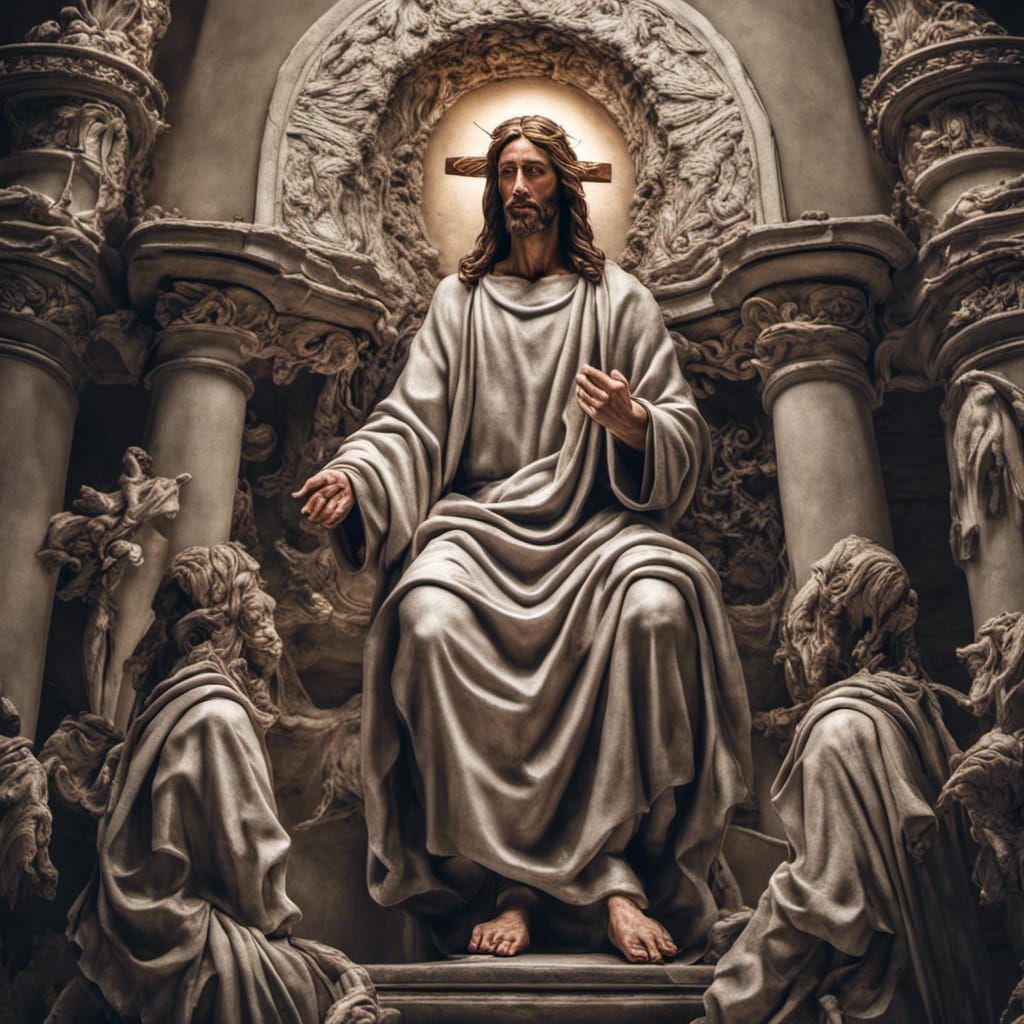 Hyperrealistic Portrait of Jesus Christ in HDR